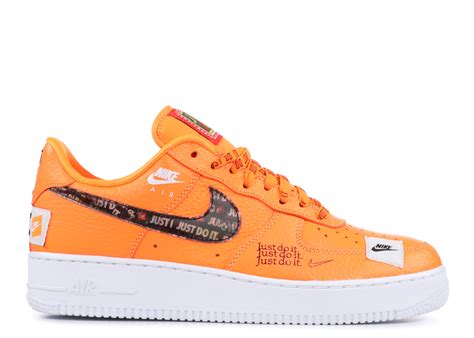 nike air force 1 weiß/total orange/pure platinum/schwarz|Air Force 1 '07 '3D Swoosh' .